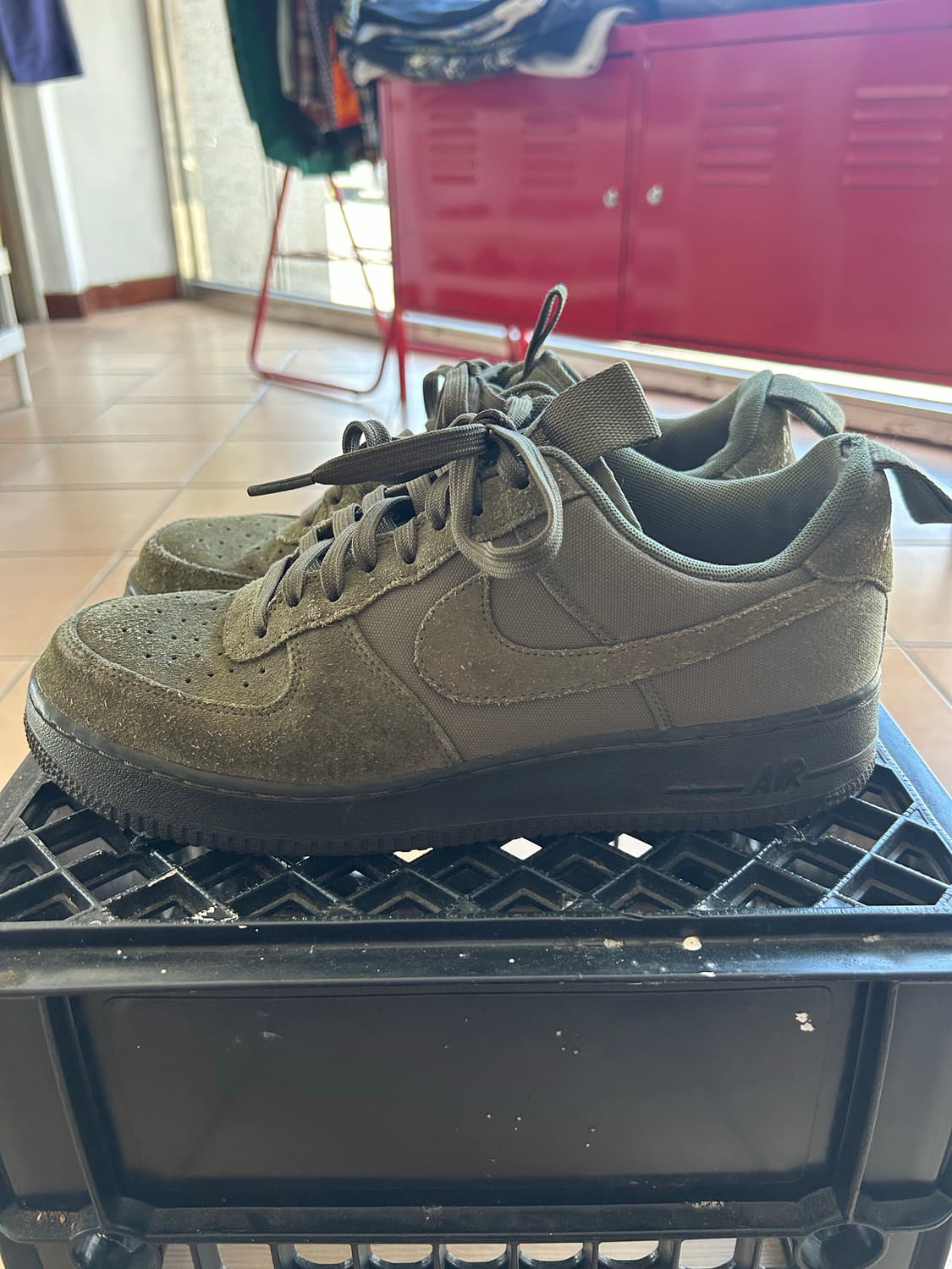 Nike AF1 LOW olive green 270size 상품이미지2