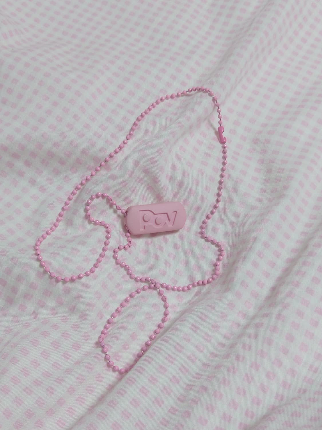 더스파이시감자클럽 알약 목걸이 핑크 상품이미지1