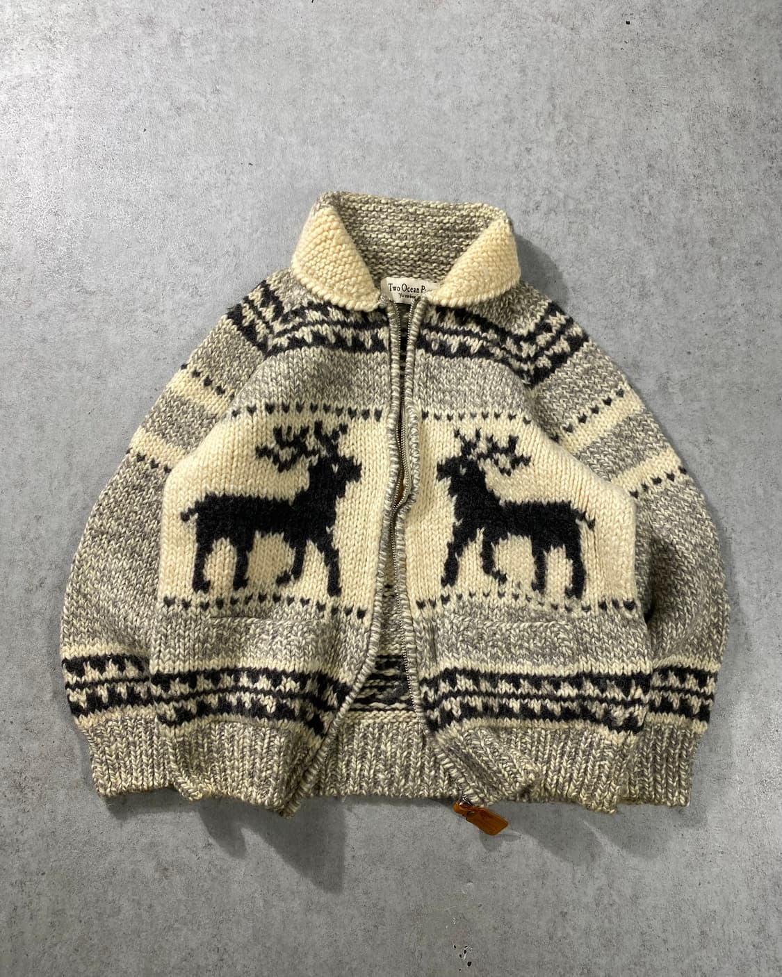 [L] Two Ocean Pass 재패니즈 빈티지 코위찬 집업  상품이미지1