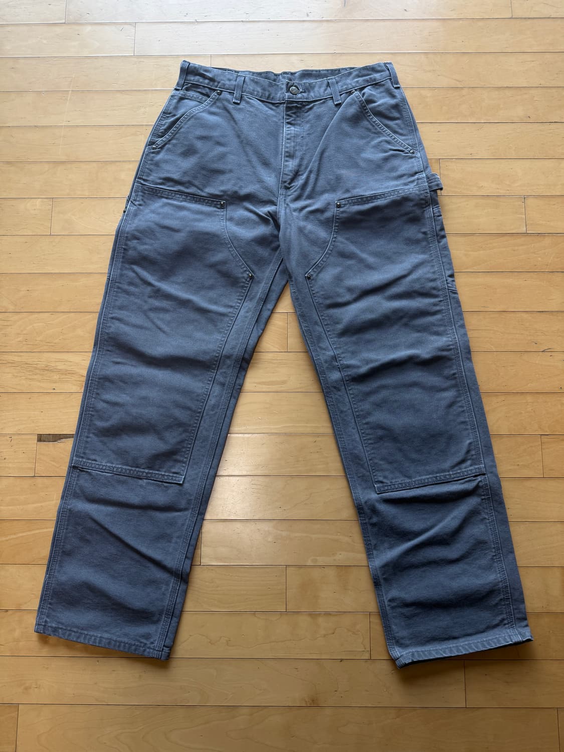 빈티지 칼하트 더블니 차콜 그레이34x32 상품이미지1