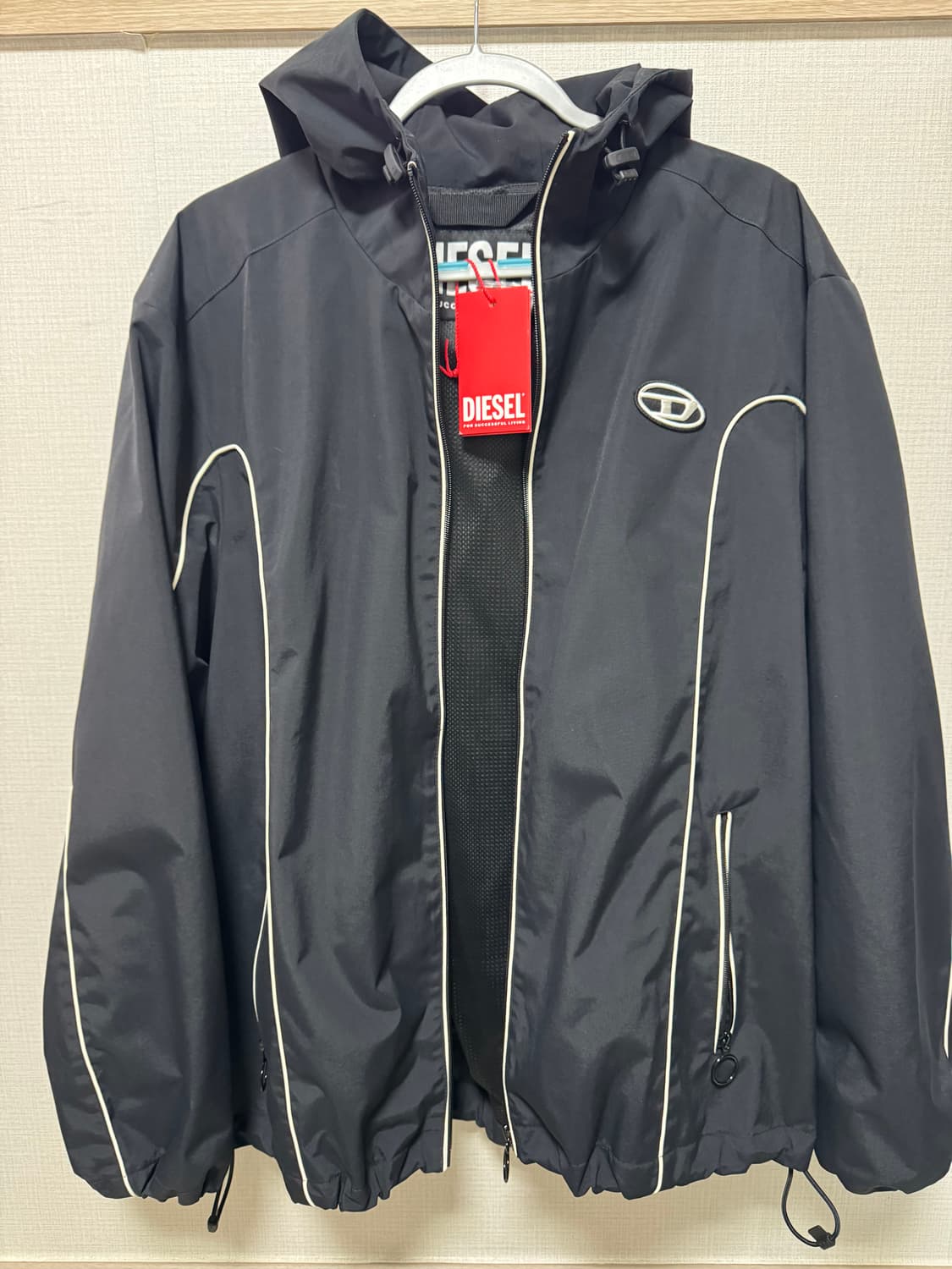 디젤 파이핑 바람막이 XL 새제품 상품이미지1