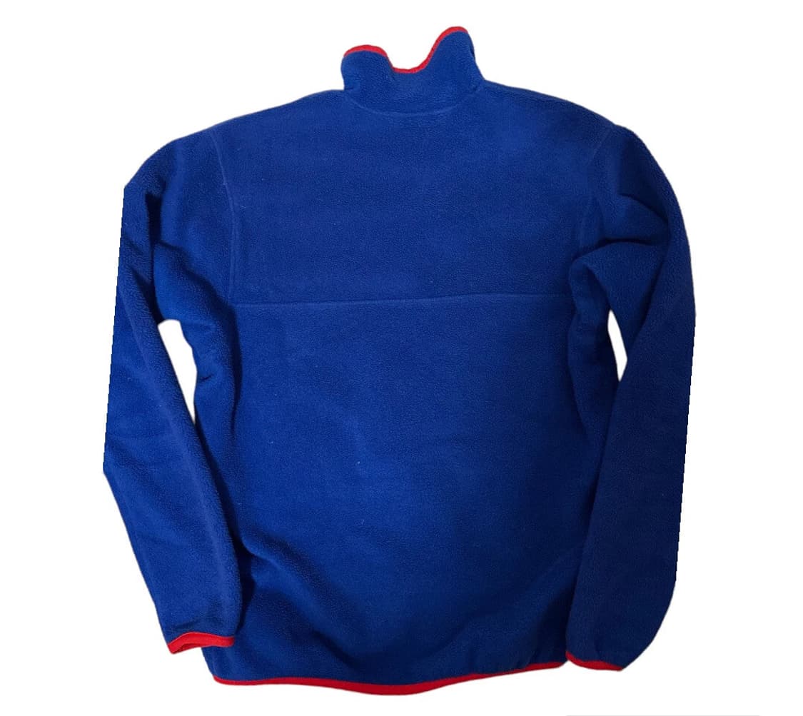 90s 파타고니아 신칠라 스냅-T 블루/레드 USA 상품이미지6