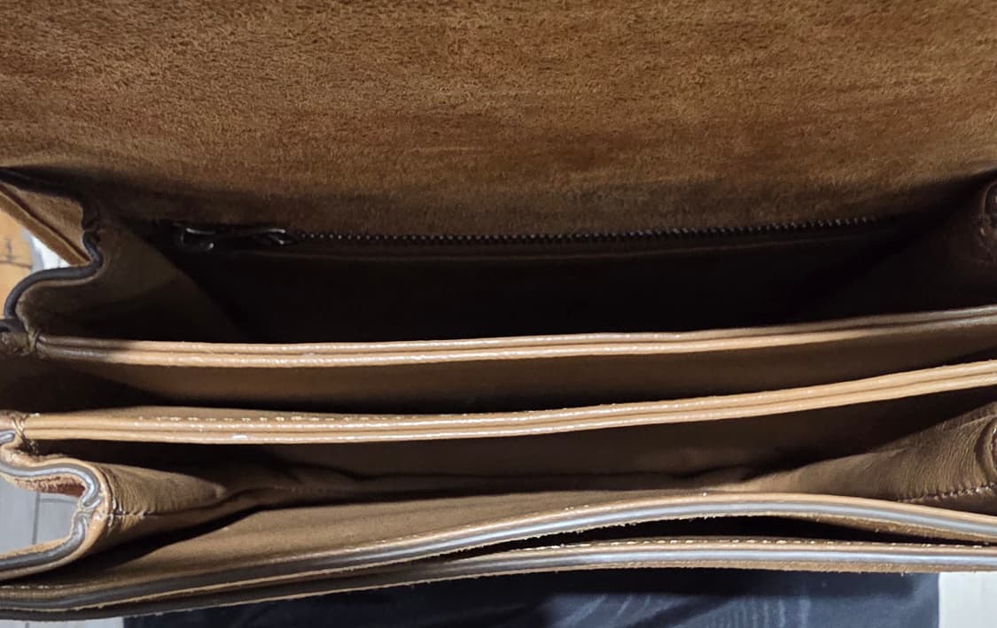 셀린느 미디움 베사체 트리옹프 스웨이드 카프스킨 하바나 백!!! 상품이미지9