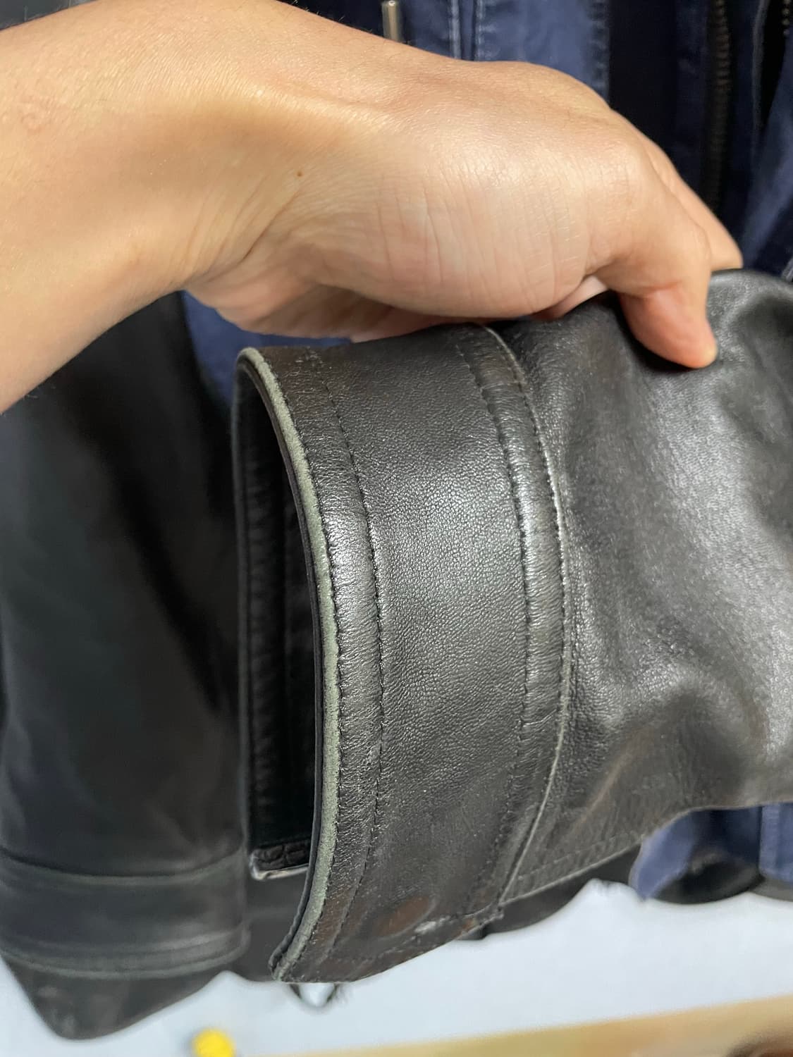 아카이브 닐바렛 야상 가죽 자켓 상품이미지7