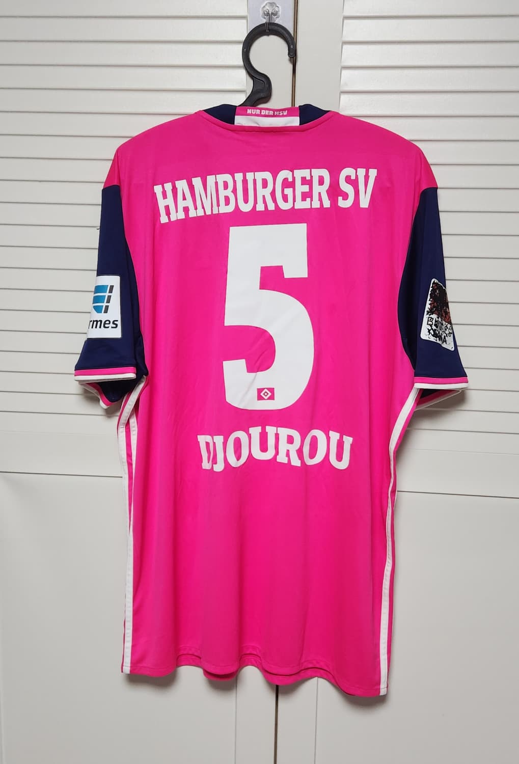 XL 16-17 함부르크 어웨이 No.5 요안 주루 아디다스 유니폼 반팔 상품이미지3