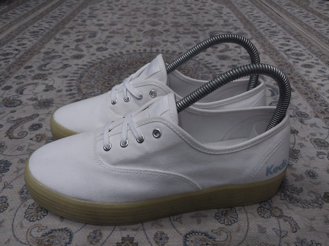 케즈 캔버스화 흰색 단화 245mm 상품이미지3