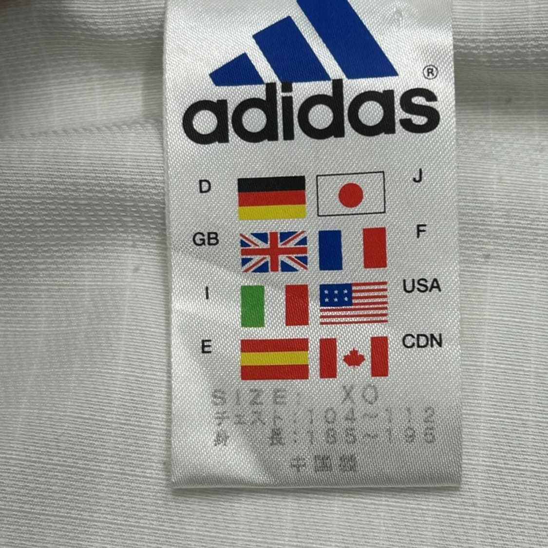 아디다스 올드스쿨 화이트-블랙 바람막이 재킷 XO 상품이미지5