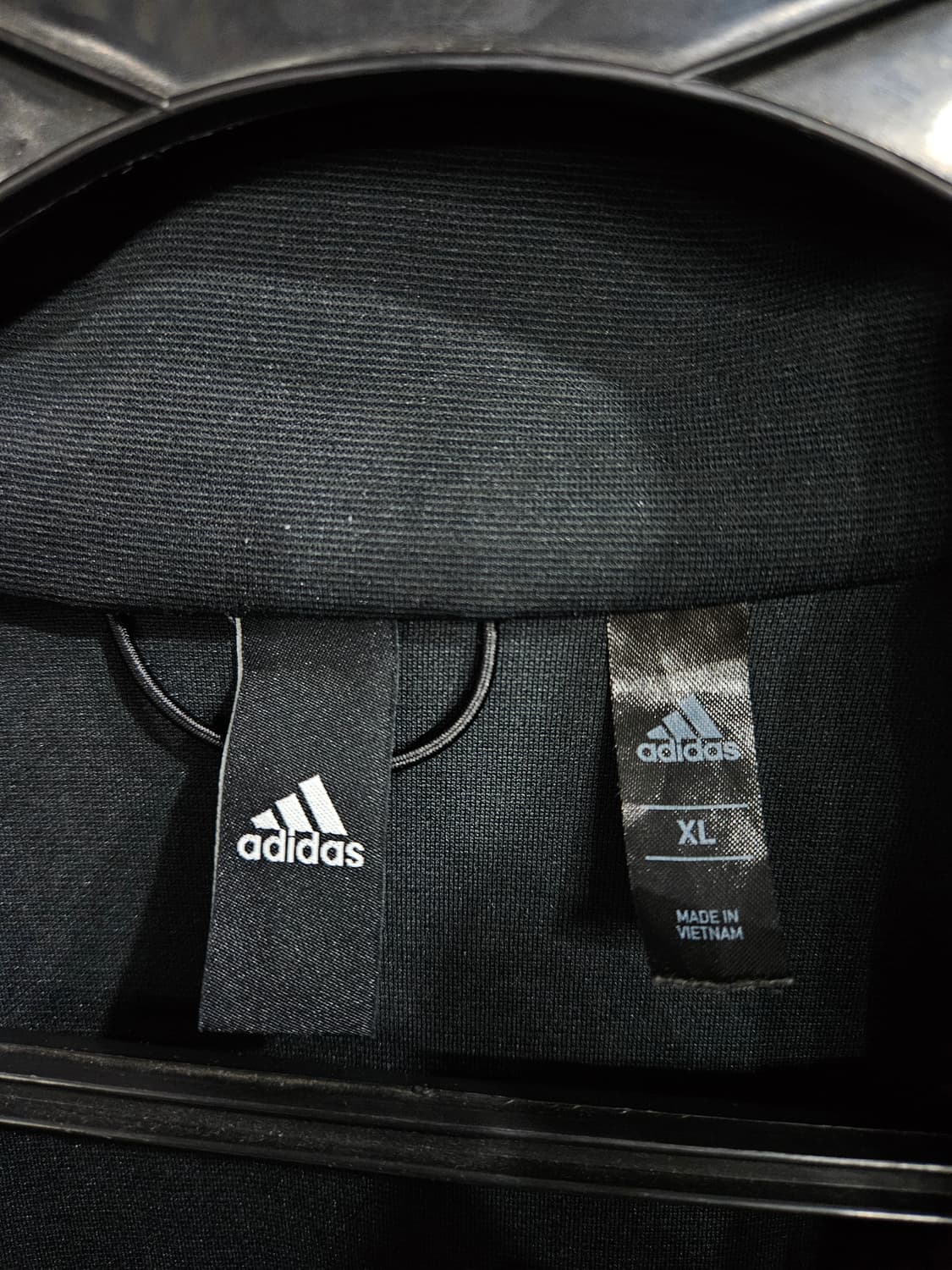 아디다스 삼선 블랙차콜 남성 105 져지 집업자켓  상품이미지3