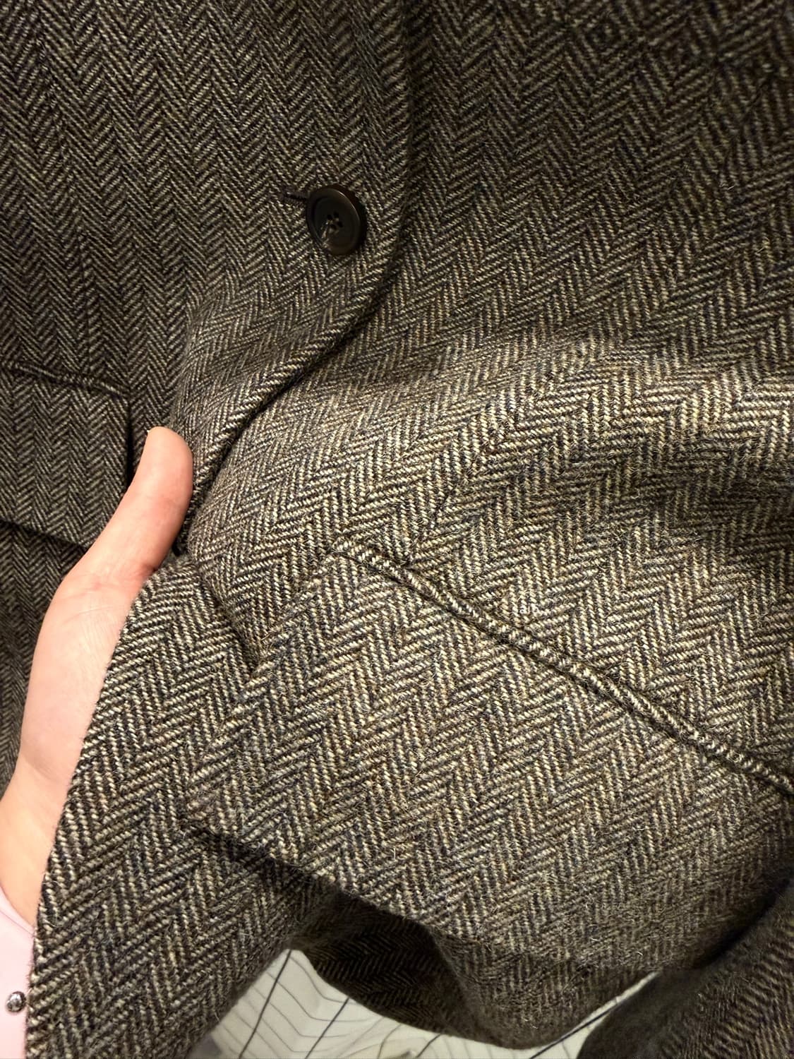 ahwe 아위 헤링본 울자켓 상품이미지4