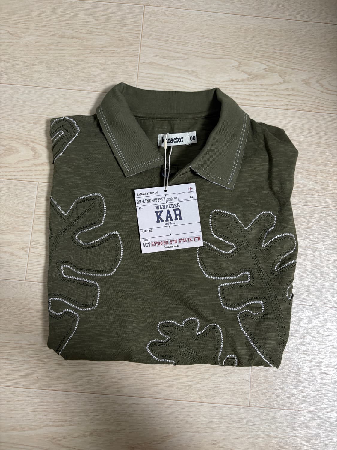 카락터 oak polo 셔츠 상품이미지2
