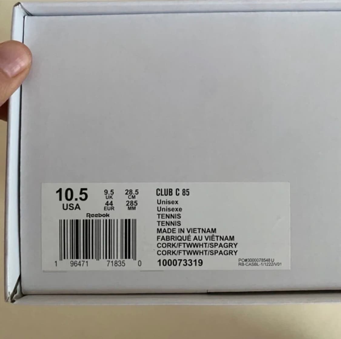 [새상품]Reebok x JJJJound Club C 85 리복x자운드 상품이미지5