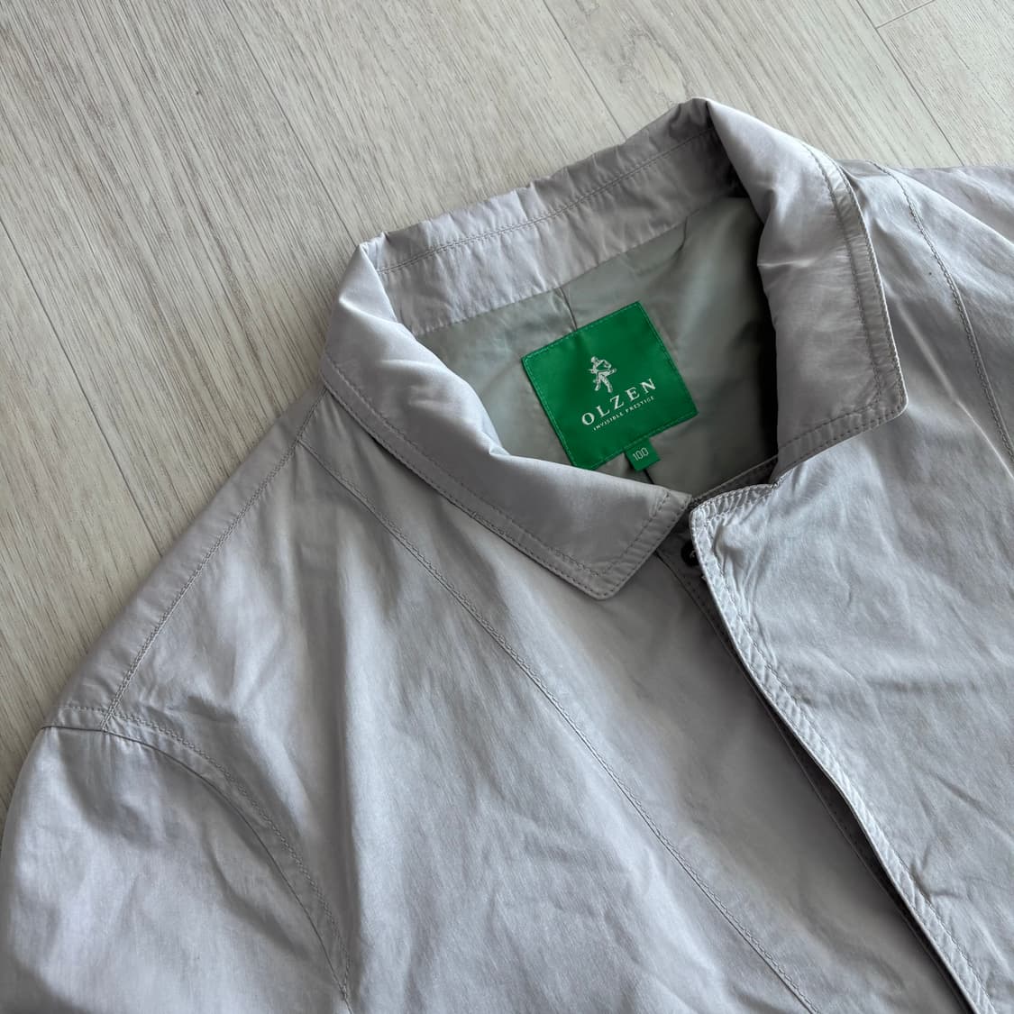 올젠 라이트 그레이 자켓 집업 상품이미지2