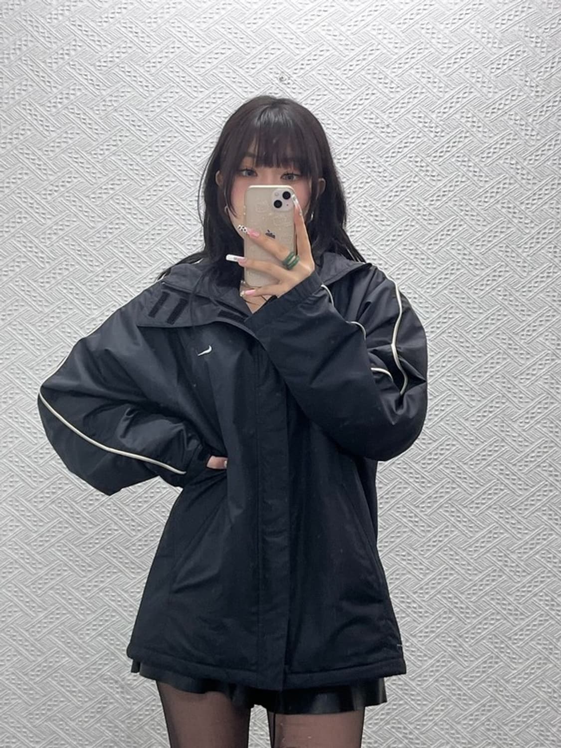 나이키 올드스쿨 스포티 클리마핏 바람막이 자켓 L C11082 상품이미지1