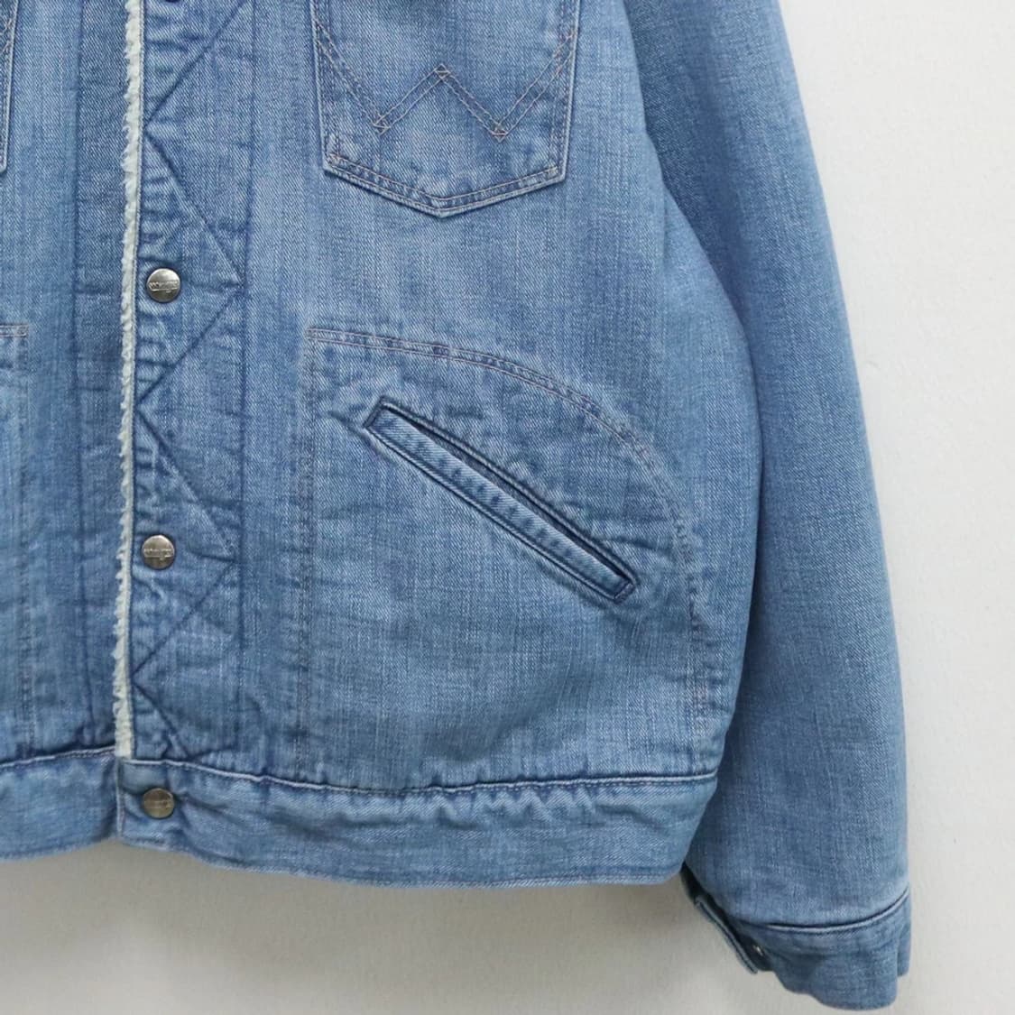 랭글러 데님 뽀글이 자켓 63665 상품이미지4
