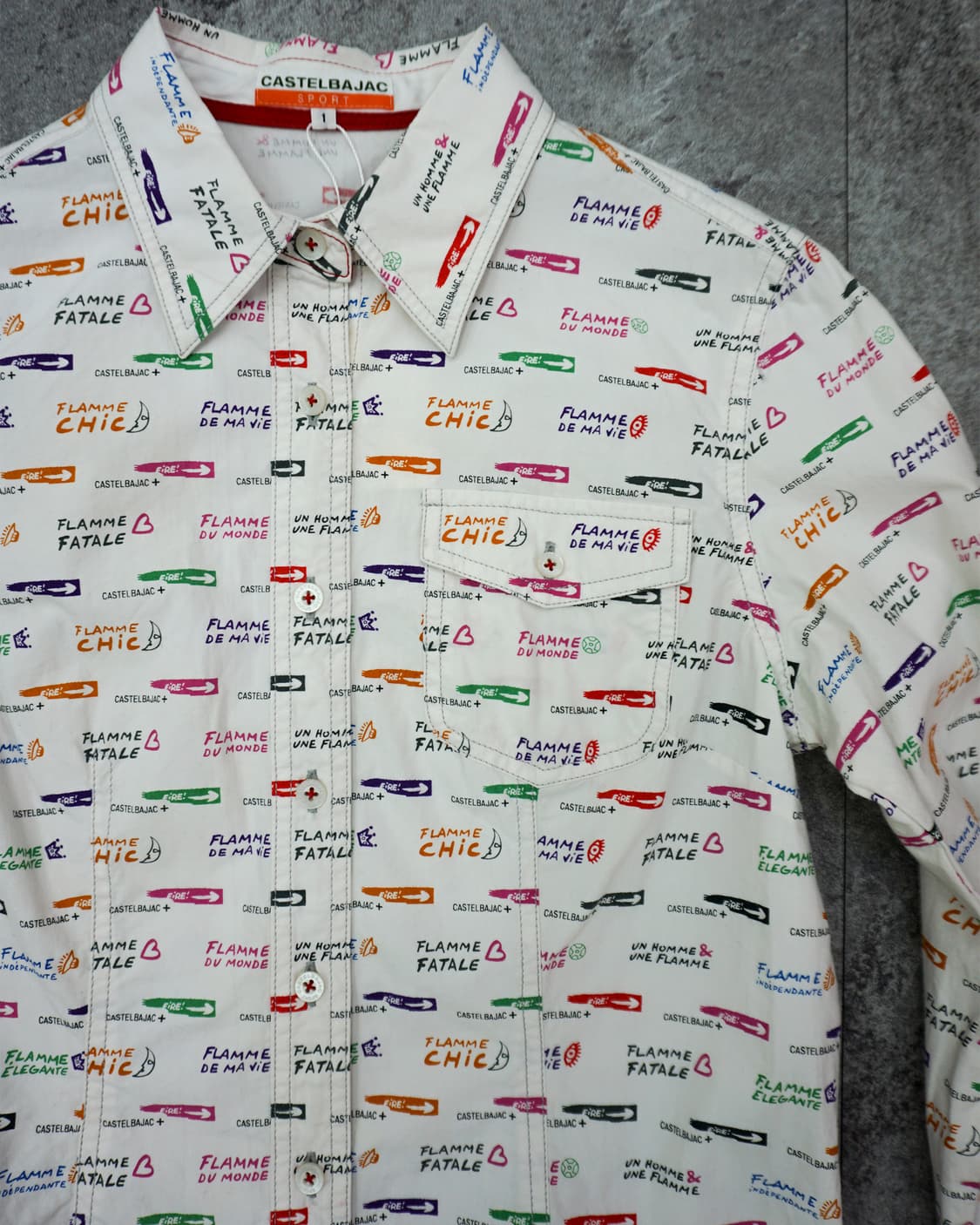 CASTELBAJAC SPORT Lettering Shirt 상품이미지3