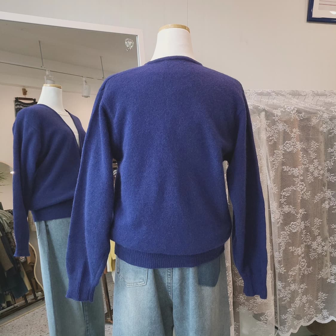 ST.cafenion 딥블루 가디건 상품이미지8