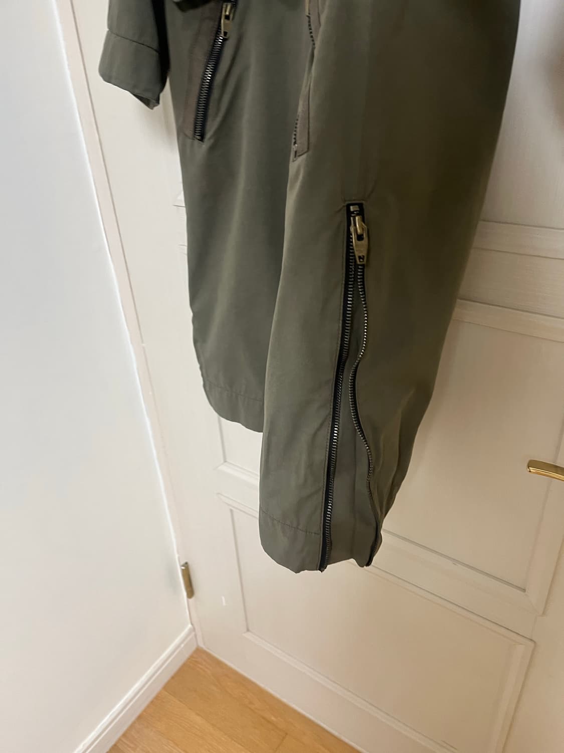 카키 롱 야상 점퍼 자켓 상품이미지7