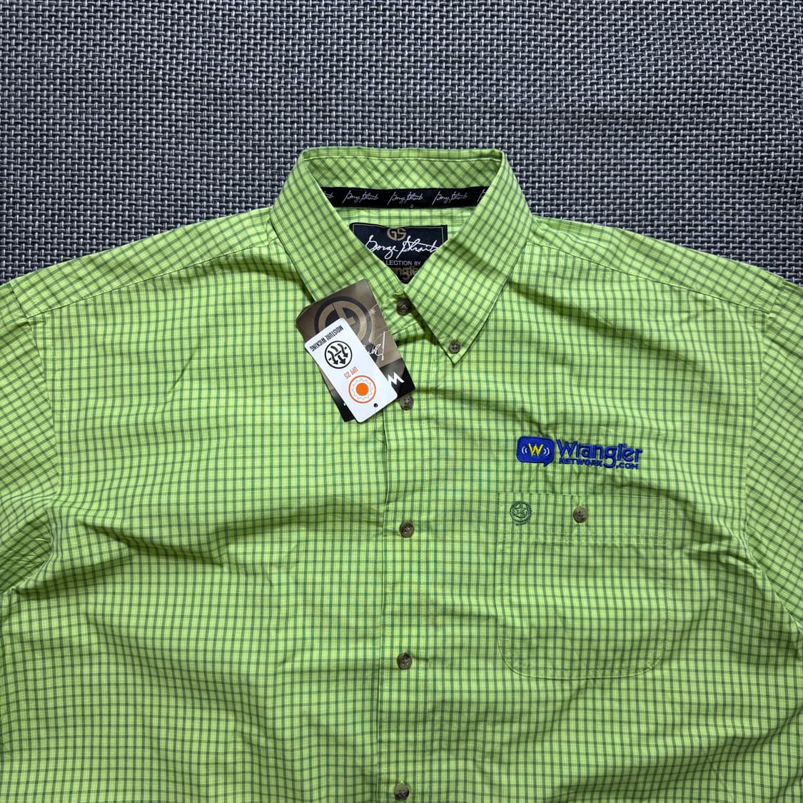 빈티지 Wrangular 체크 반팔 셔츠(kold_8457) 상품이미지2