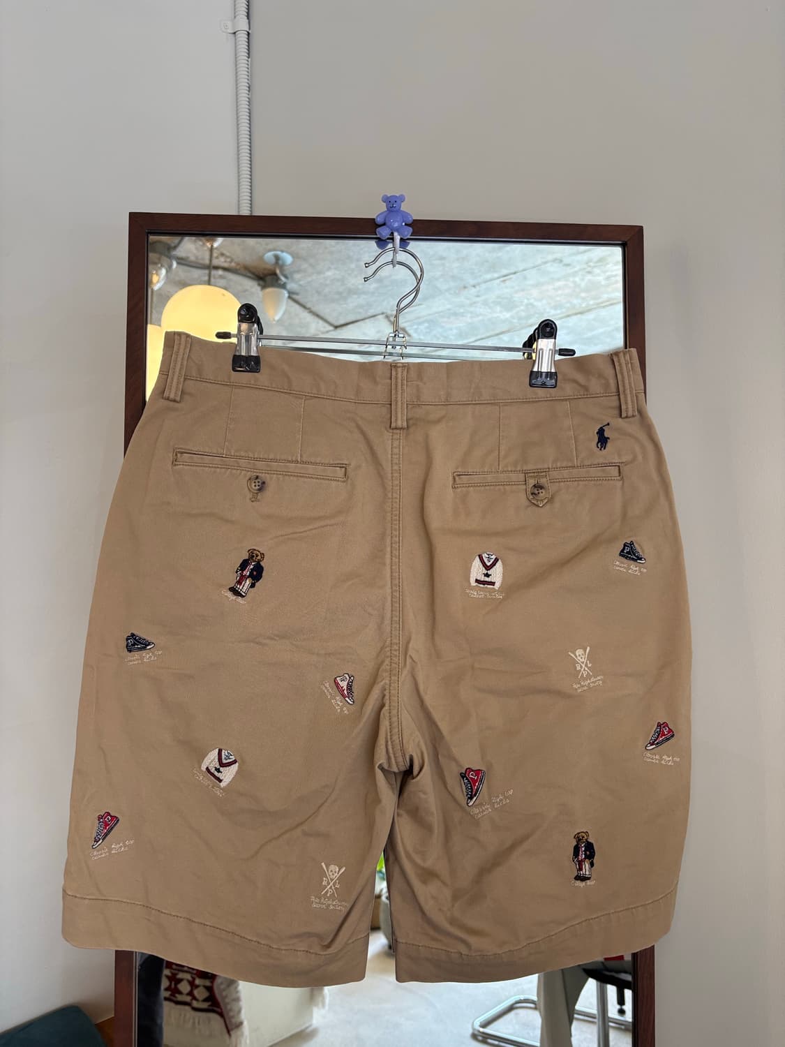 폴로 랄프로렌 자수 반바지 상품이미지3