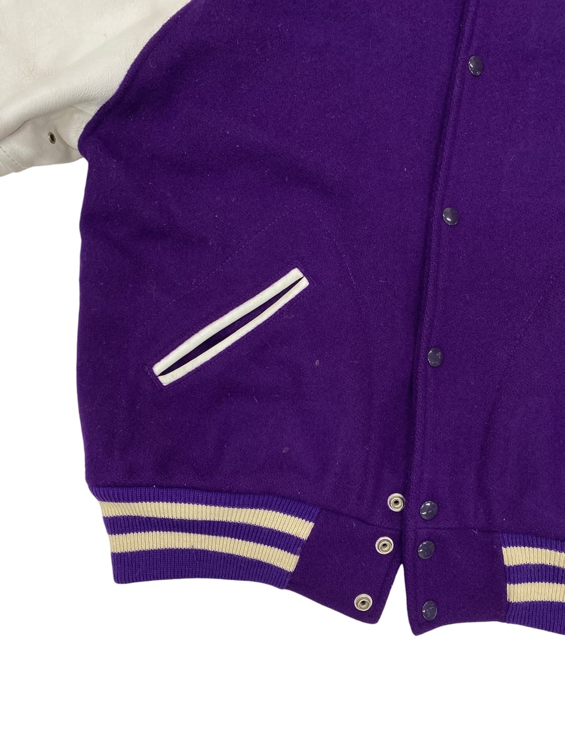 TM 에슬레틱 울/레더 바시티 자켓 상품이미지5