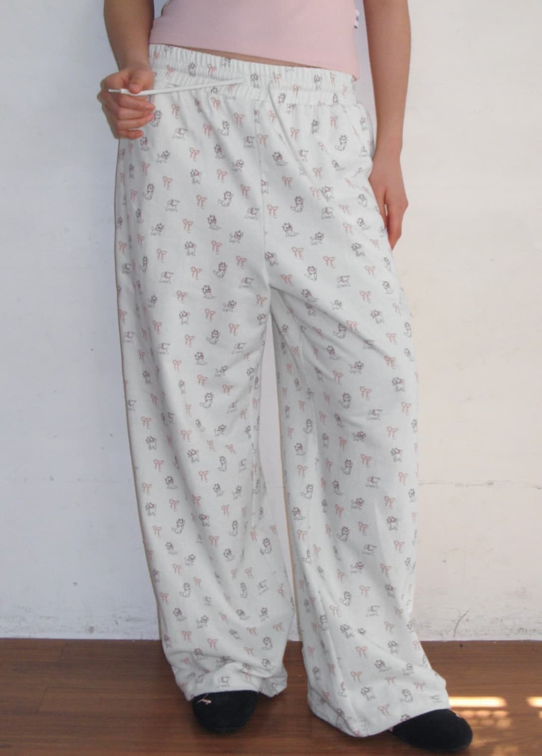 DISNEY MARIE PATTERN PANTS 디즈니 마리 고양이 상품이미지6
