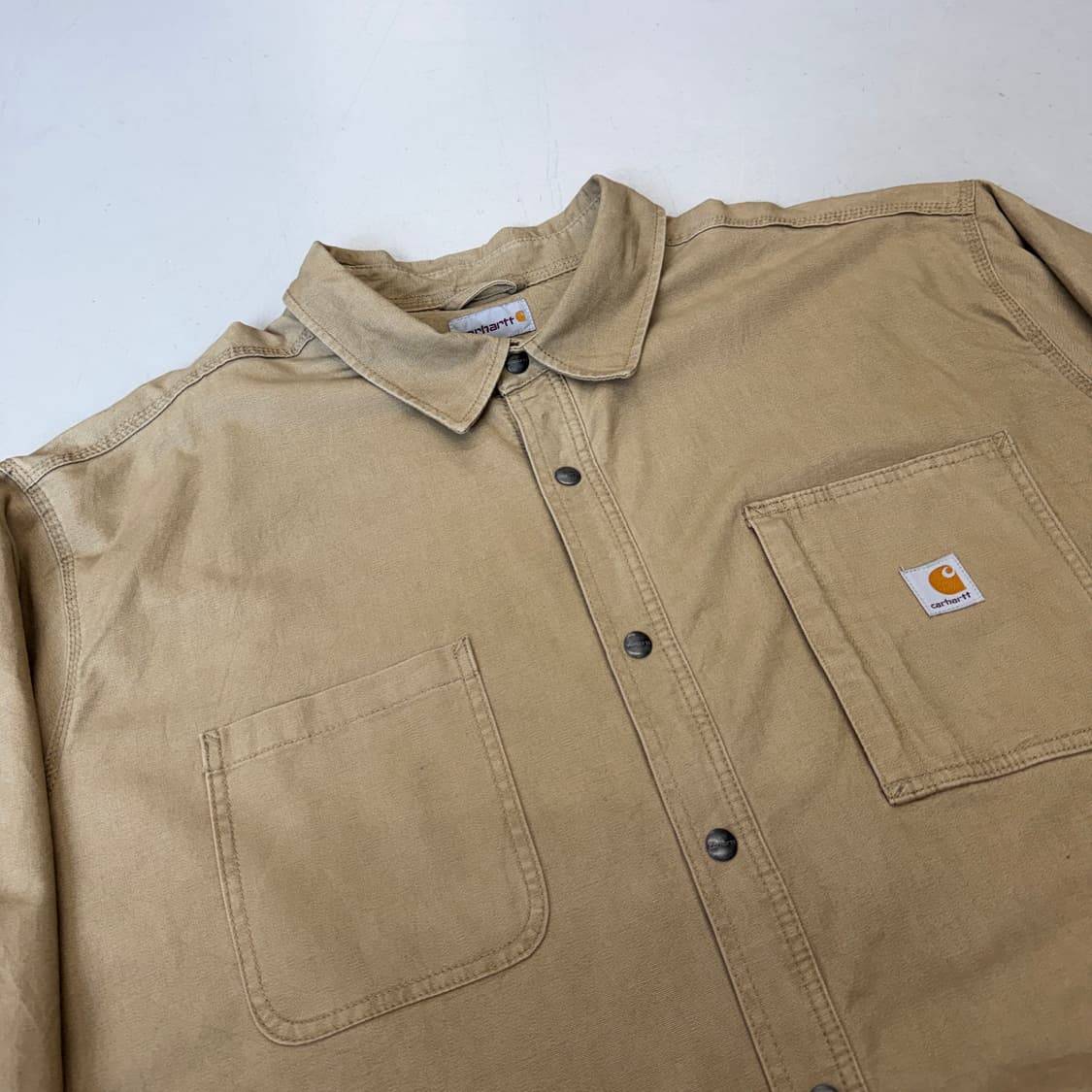 칼하트 4XL 빅사이즈 포켓 워크 셔츠형 자켓 상품이미지3