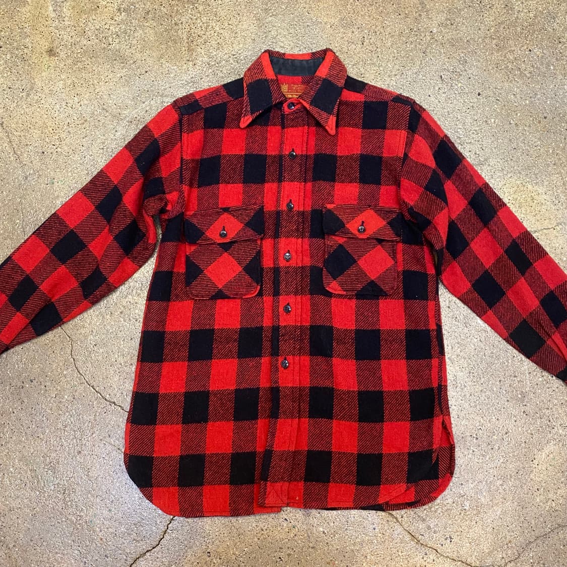 USA 미국 빈티지 체크남방 체크셔츠 상품이미지1