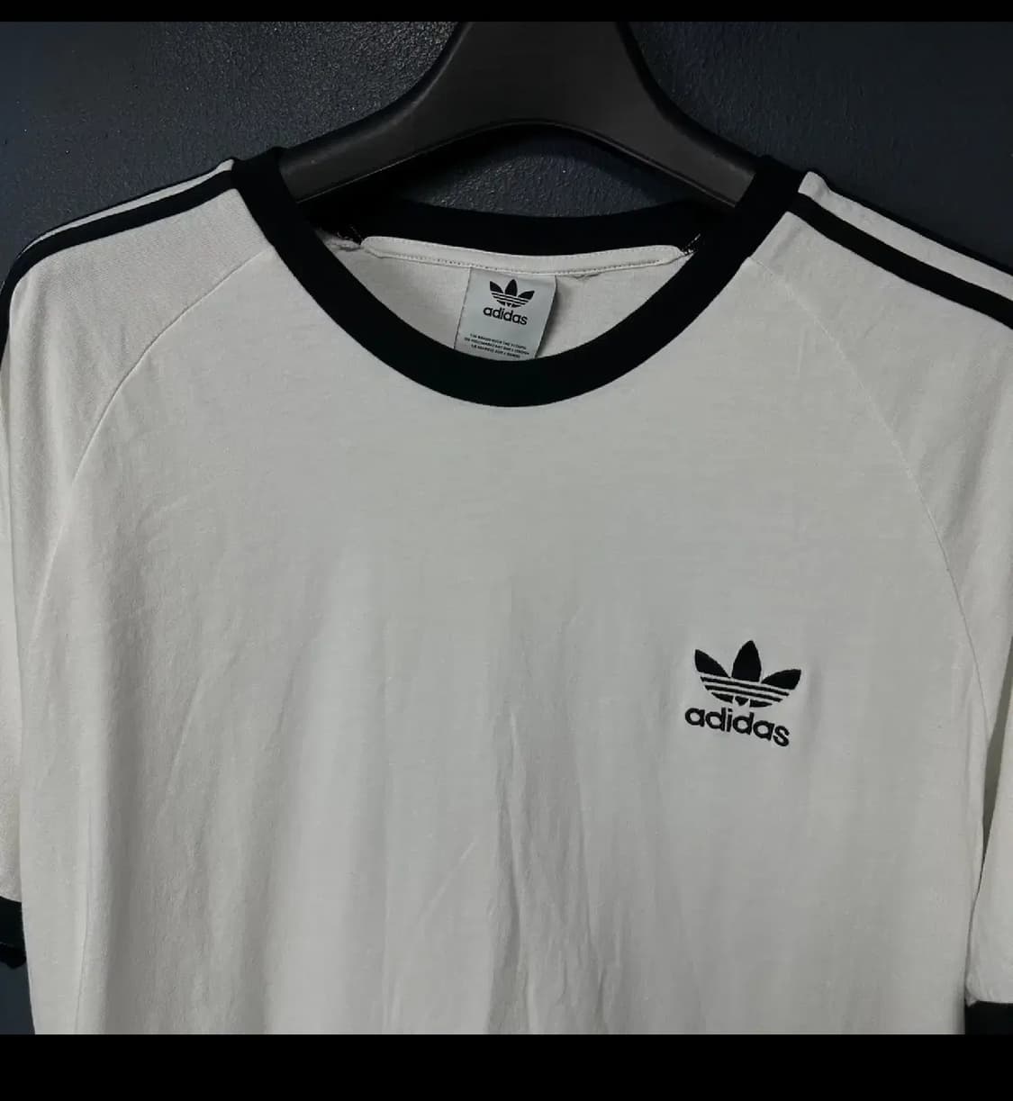 4XL 아디다스 로고 화이트 링거 반팔 티셔츠 팝니다 상품이미지2