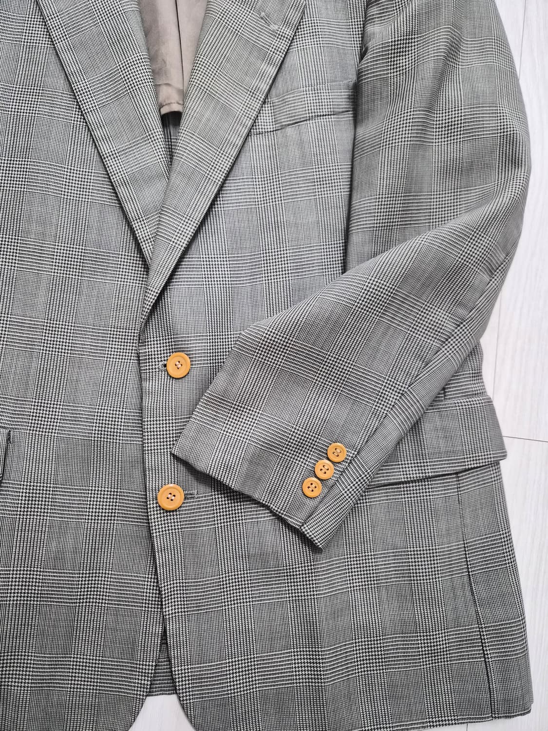 모스키노 체크 울 자켓 JAPAN 상품이미지4