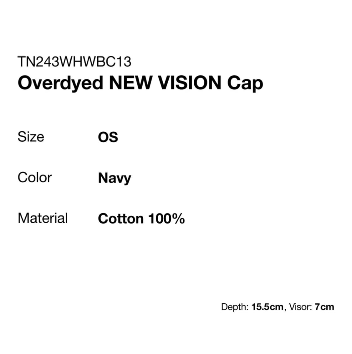 디스이즈네버댓 평챙 캡 상품이미지2