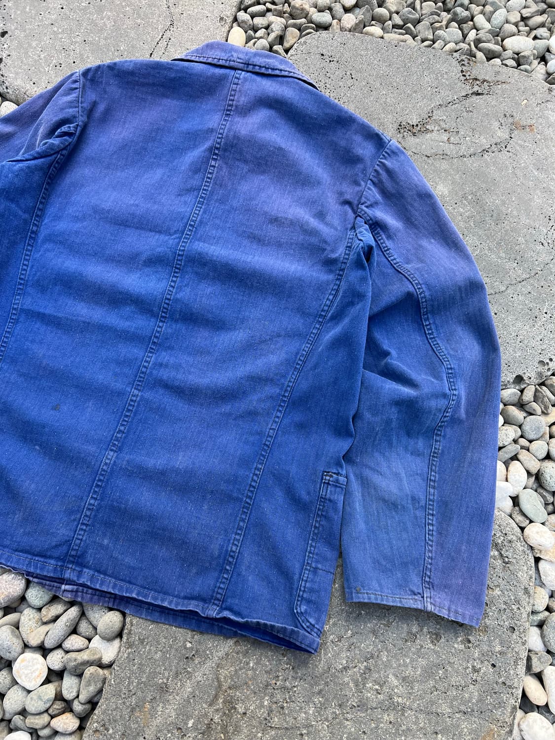 HARD FADED OLD VINTAGE HBT 헤링본트윌 프렌치워크자켓 상품이미지10