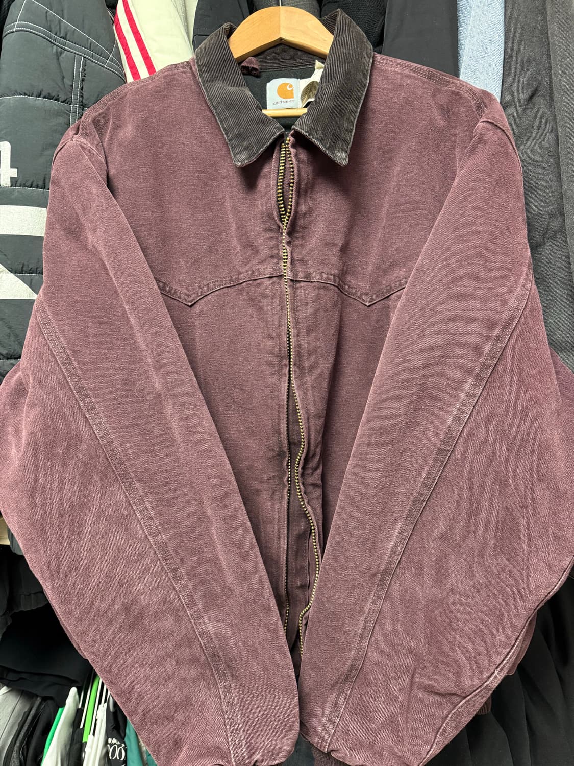 90s 칼하트 산타페14 BRG 버건디 극상품 상품이미지9