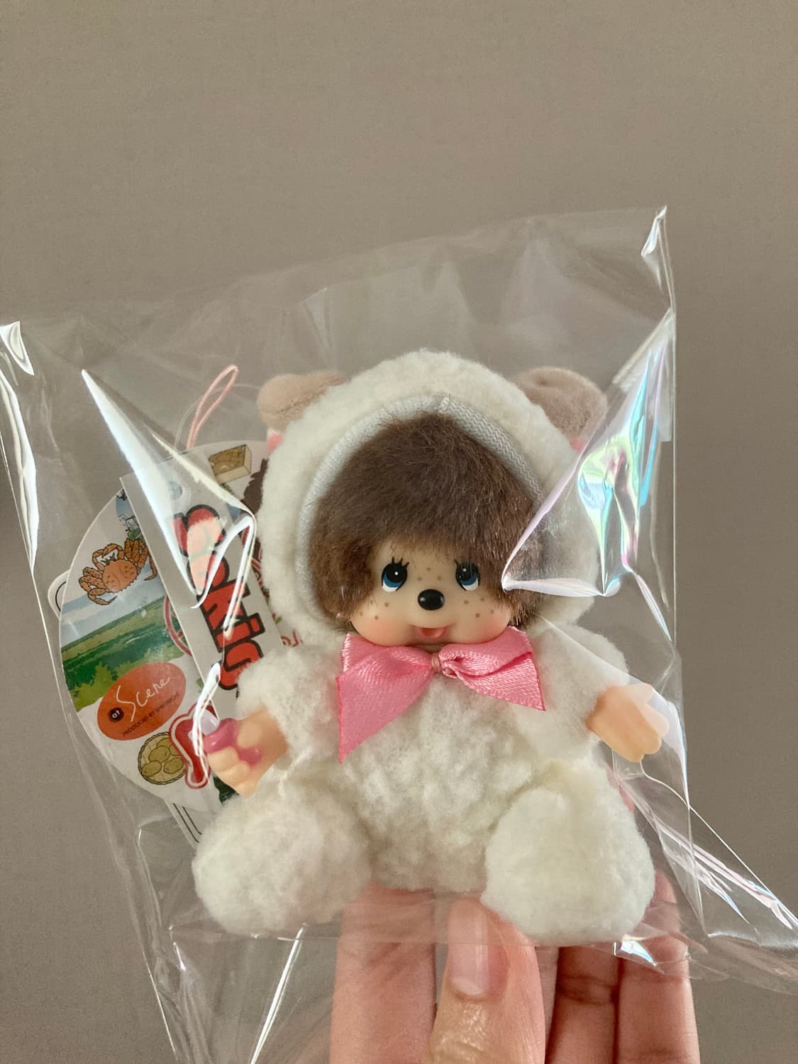고전 빈티지 양 몬치치 키링 인형 상품이미지1