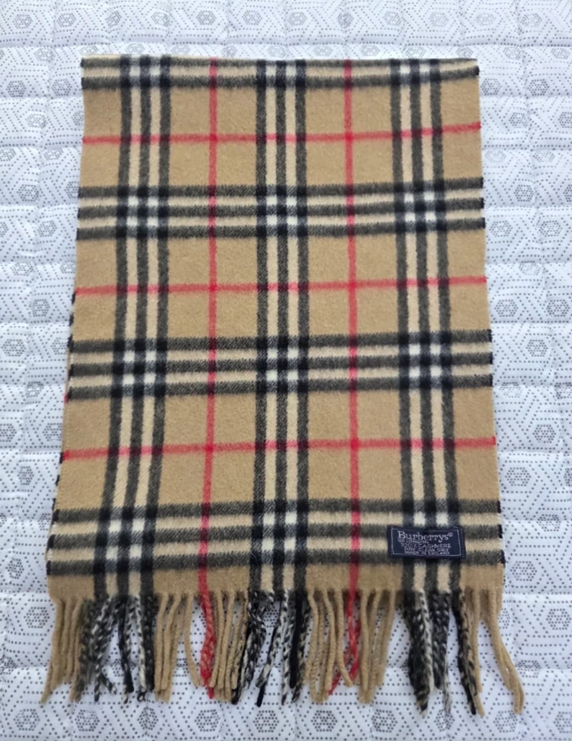 버버리 클래식 체크 캐시미어 머플러 상품이미지5