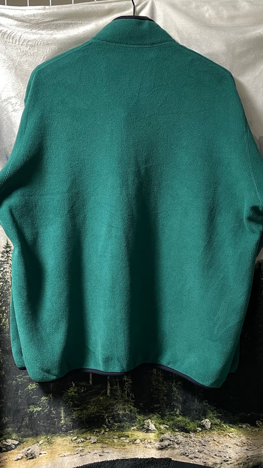 XL) 유니클로 그린색 하프집업 후리스 신칠라 상품이미지4