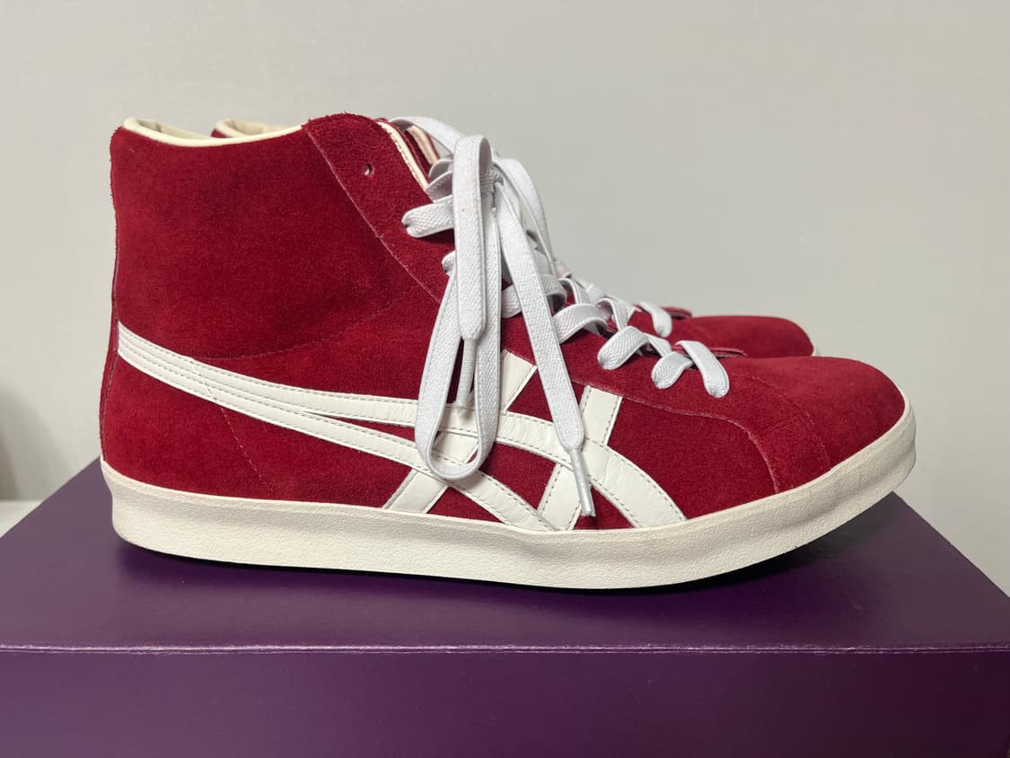 오니츠카타이거 파브레 하이 스웨이드 레드 니폰메이드 270 상품이미지4