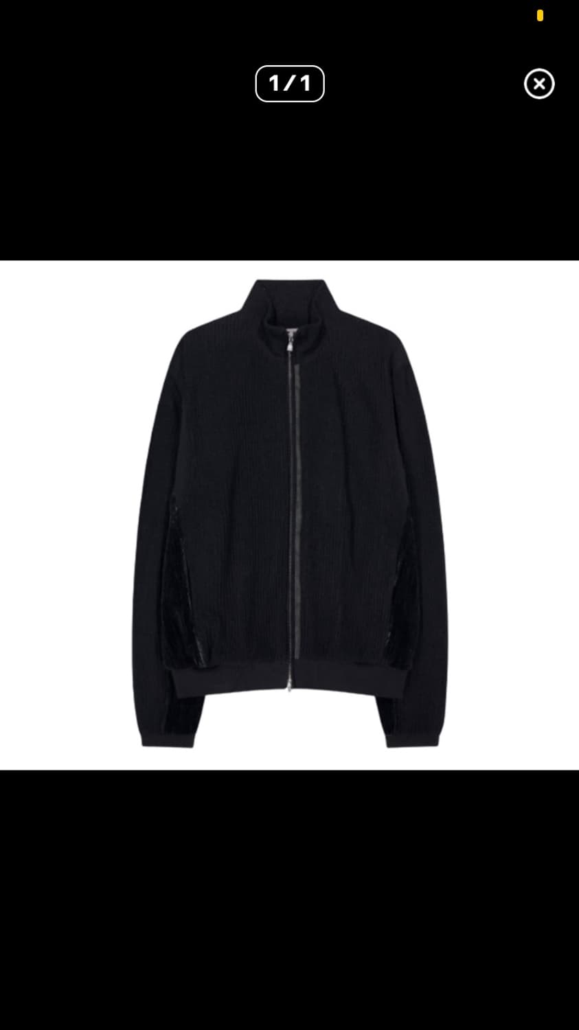 엑슬림 ep 8 01 저지 자켓 xs 블랙 상품이미지1