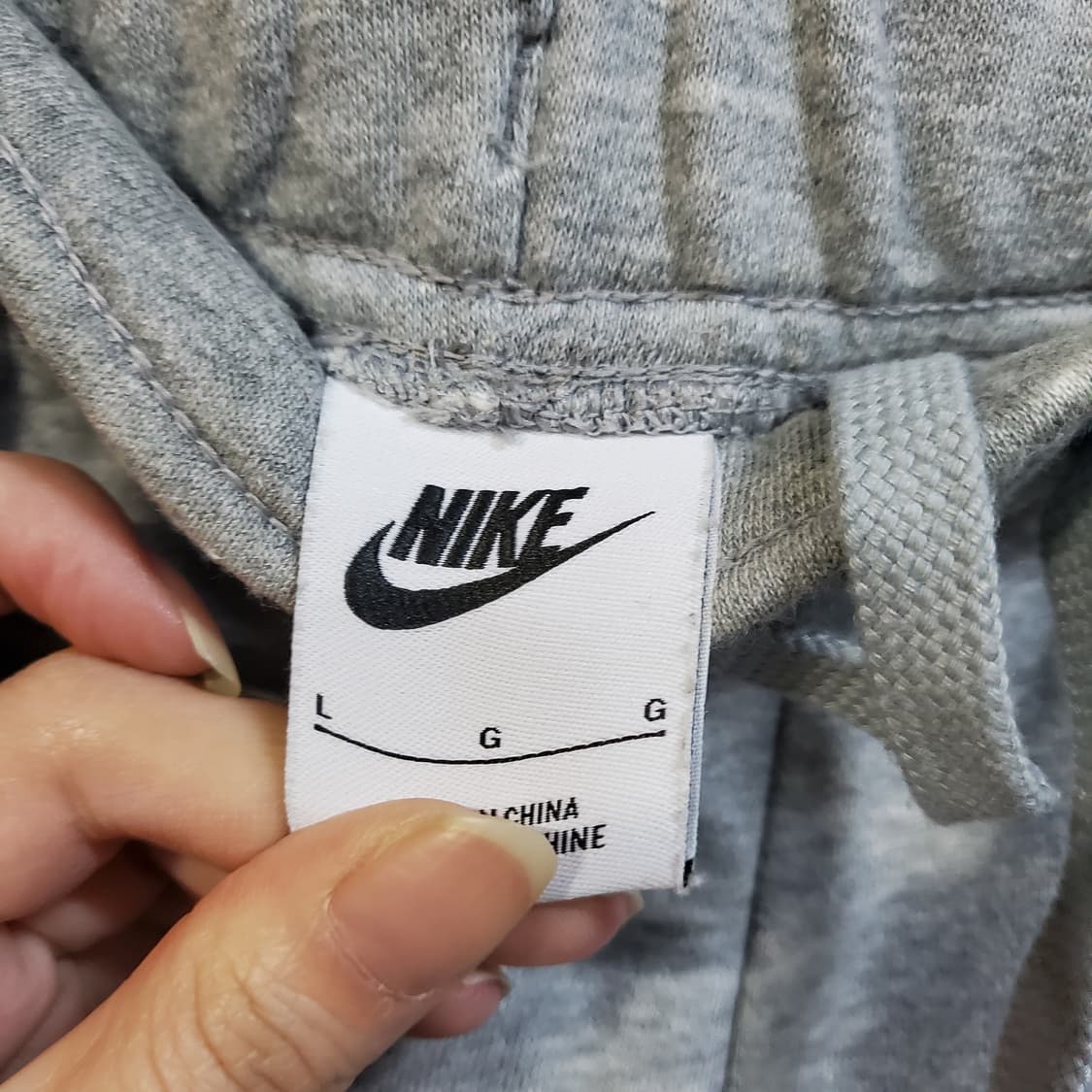나이키 로고 기모 조거팬츠  상품이미지4