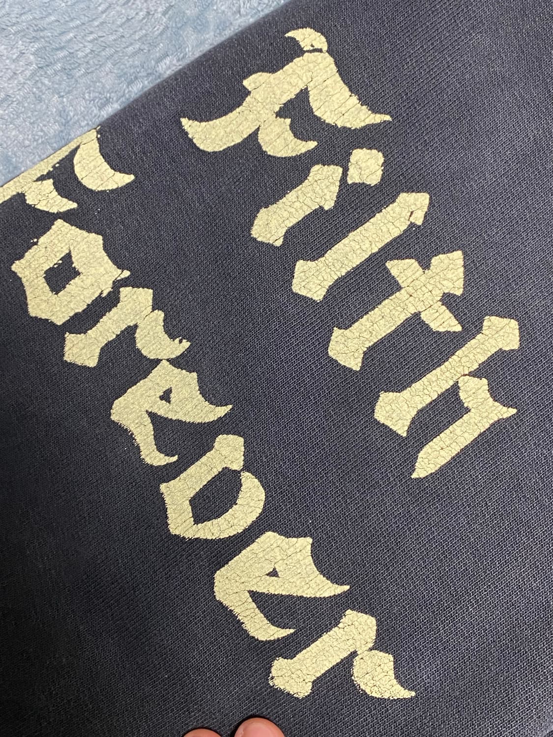 M)바우와우 스웻팬츠 zip damaged sweat pants 상품이미지6