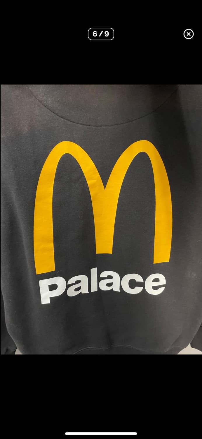 팔라스 X 맥도날드 콜라보 로고 후드티 A3390 상품이미지6