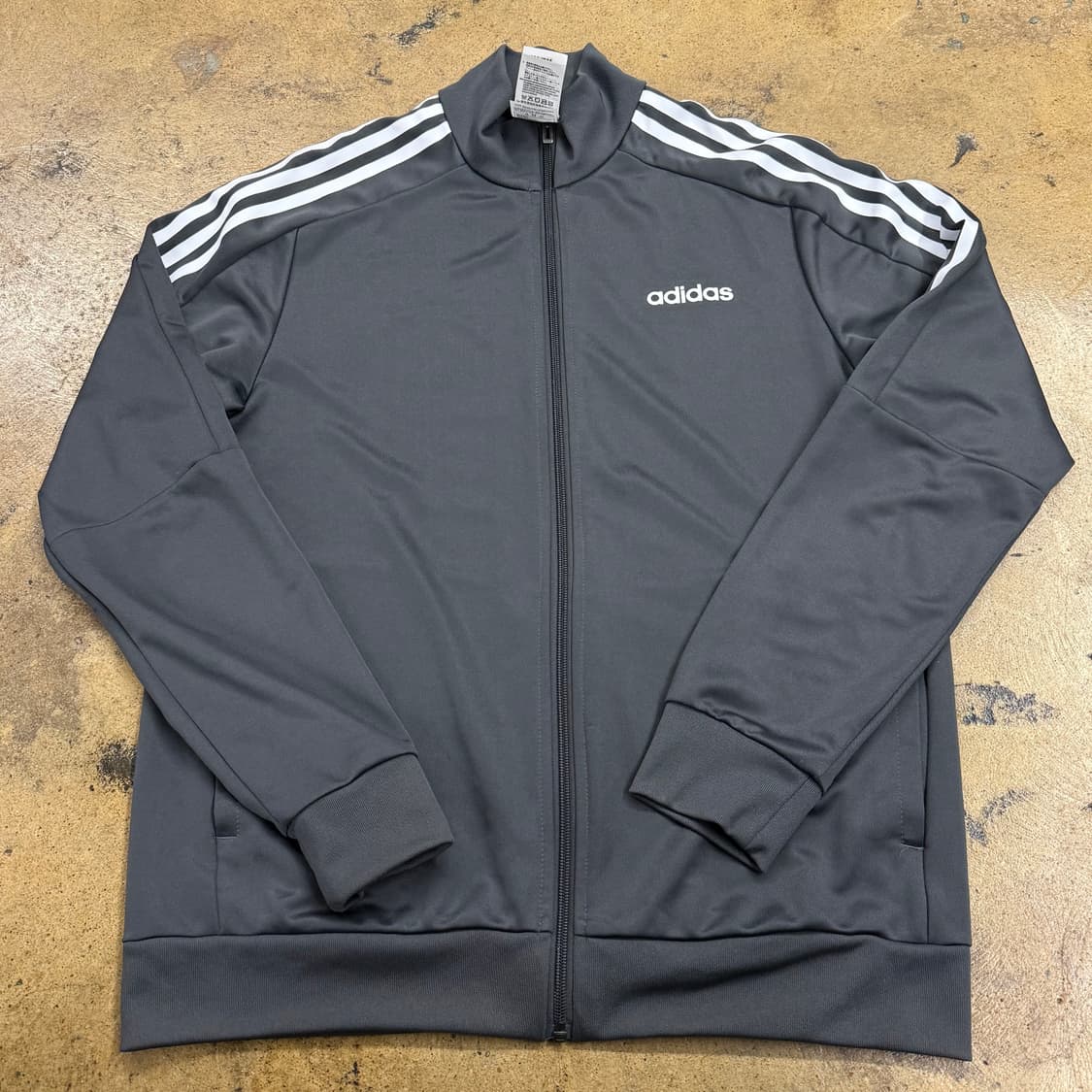 [정품/XL] 아디다스 3선 트랙탑 자켓 그레이 져지 b15 상품이미지2