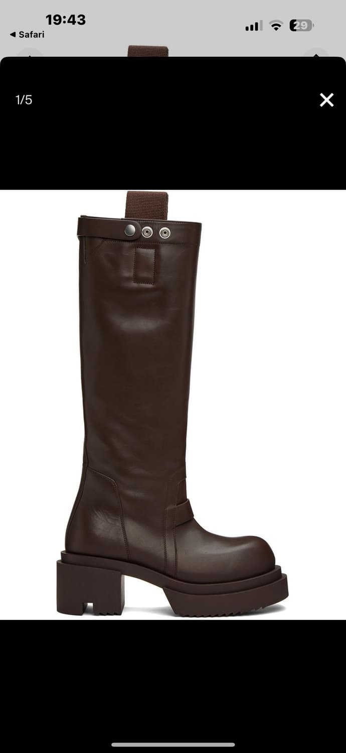 Ss2025 갈색 부츠 37 “pull on Bogun” boots  상품이미지3