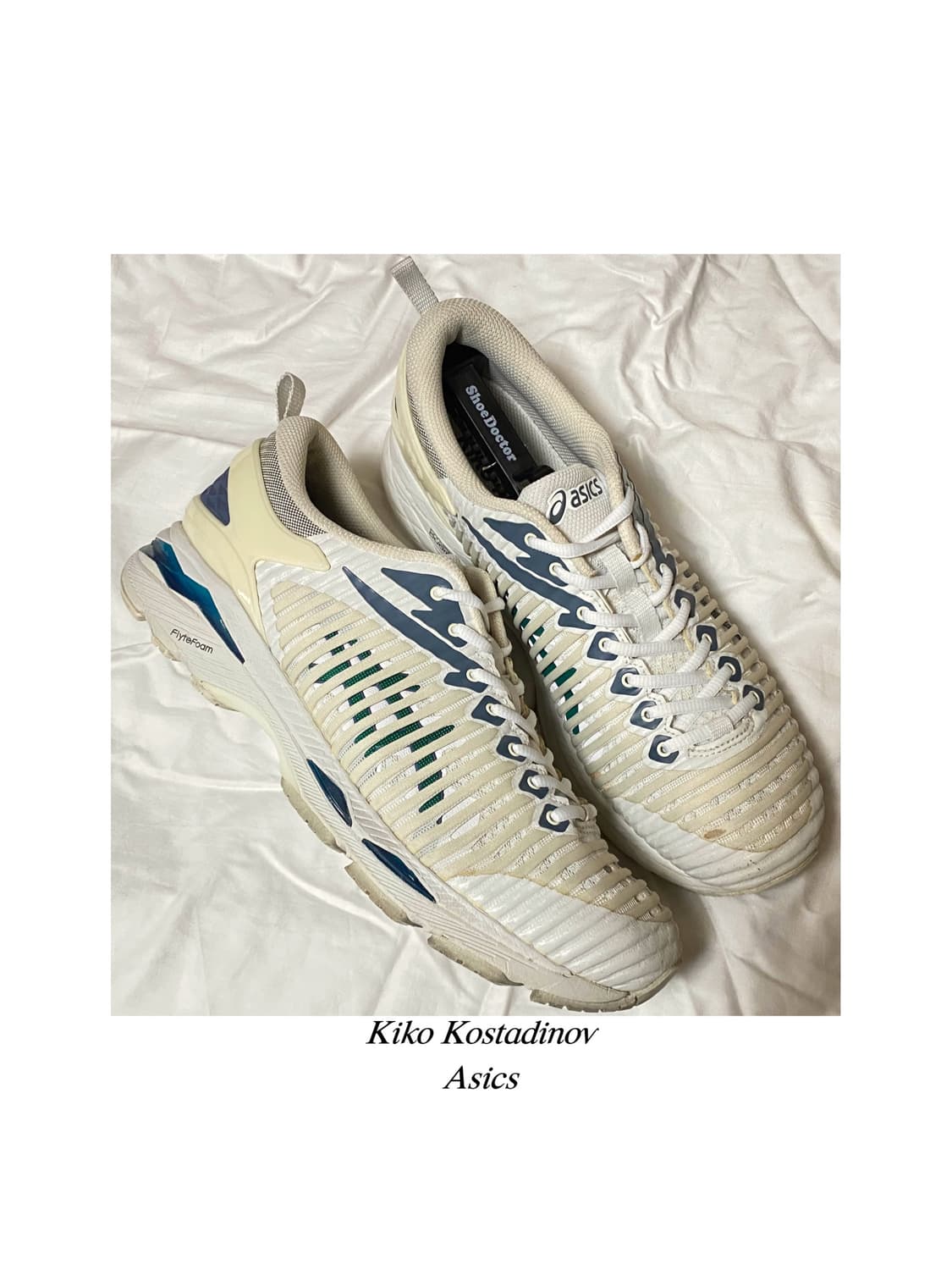 아식스 키코 젤델바 쿨미스트 화이트 블루 오또 노발리스 아픽스 엑슬림 상품이미지1