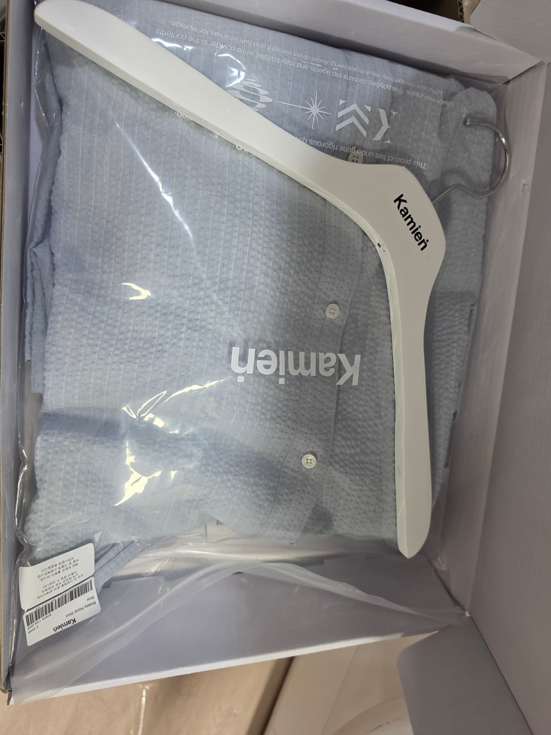 판매)카미엔 브리지 시어서커 후드셔츠 2새상품 상품이미지2