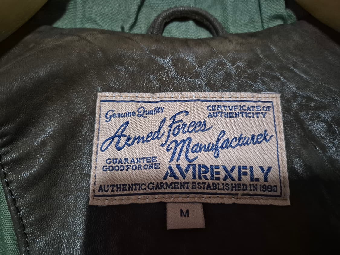 Avirexfly 아비렉스 가죽후드자켓( M) 상품이미지9