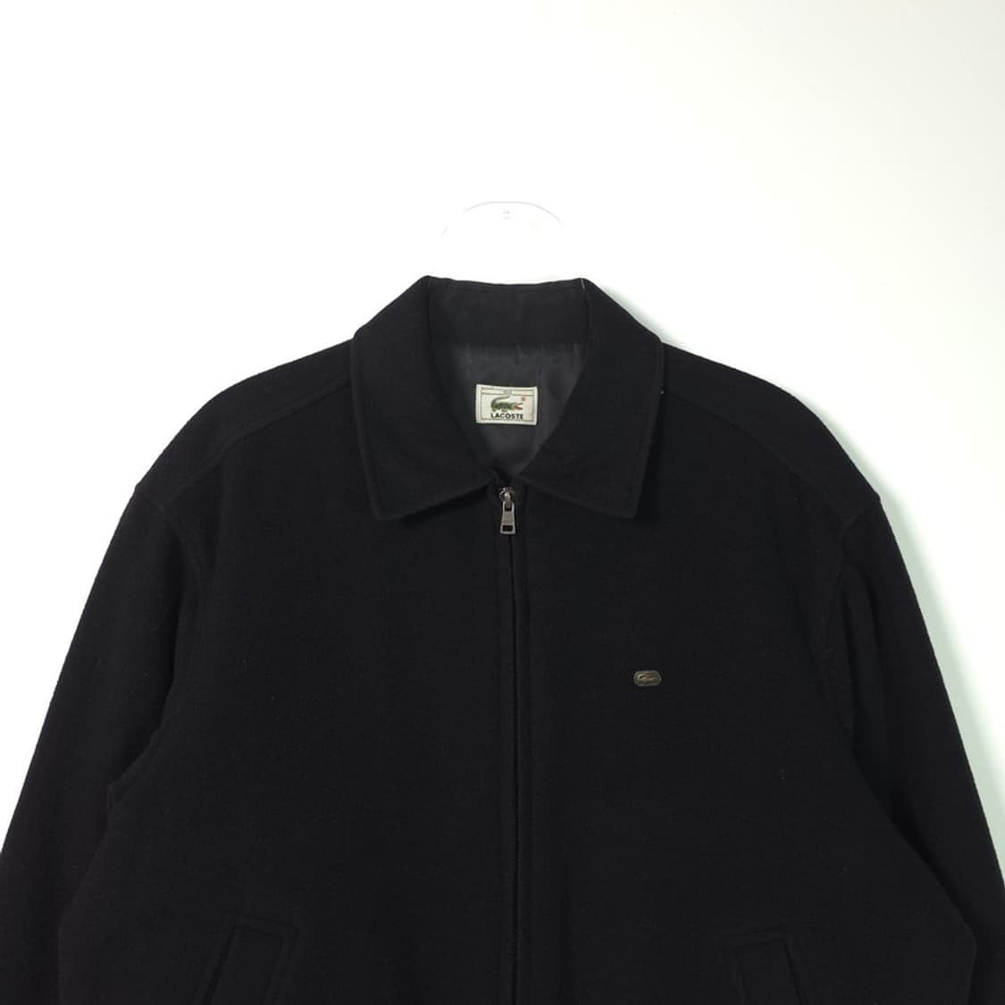 라코스테 빈티지 울 하링턴 자켓 L 상품이미지3