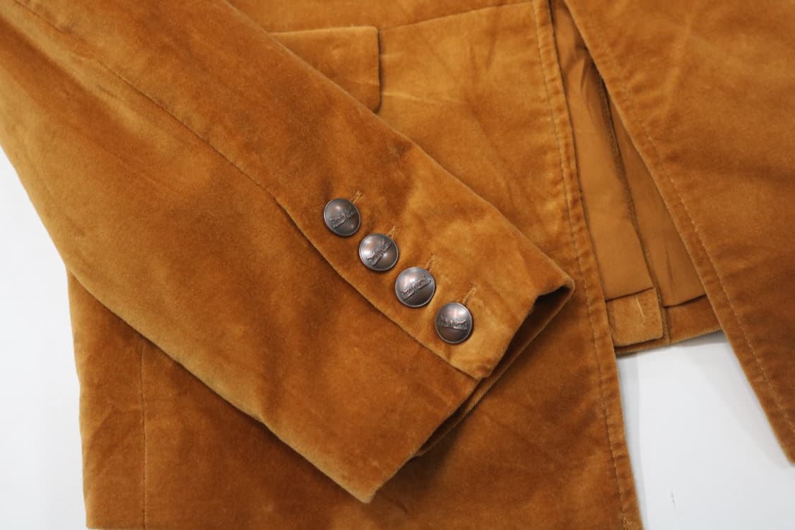 LEVI'S 리바이스 빈티지 머스타드 벨벳 블레이저 자켓 S 상품이미지5
