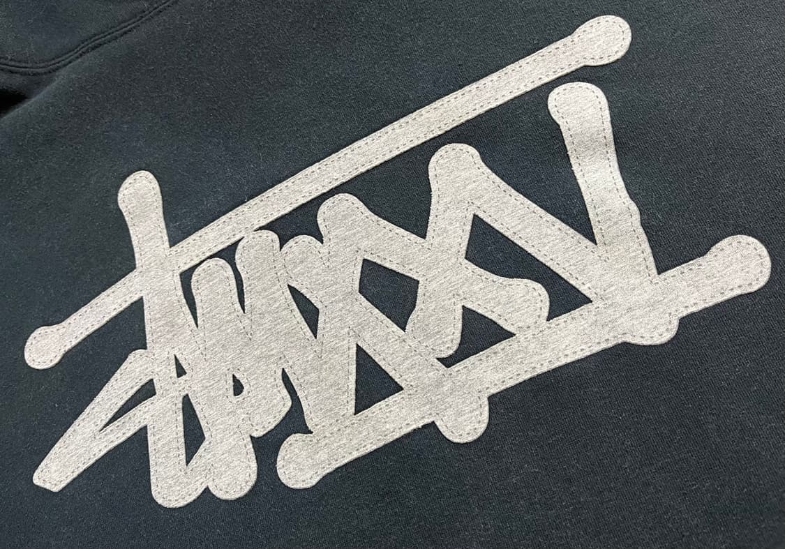 00s USA 스투시 그래피티 펠트 스티치 후디 후드티 올드스쿨 빈티지 상품이미지6