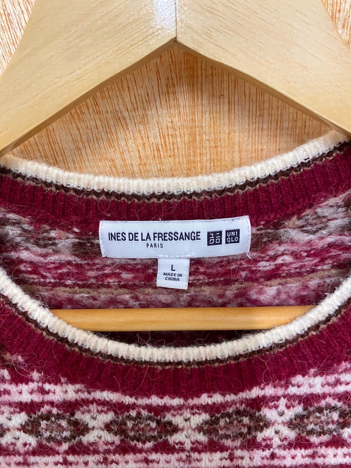 UNIQLO x INES DE LA FRESSANGE fair isle 상품이미지5