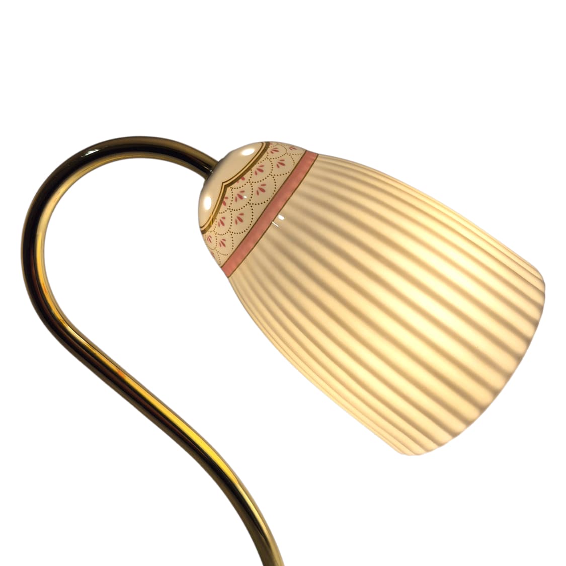 90s 키시마 백자 핑크 플로랄 테이블&램프 세트 상품이미지3